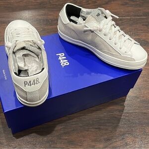 P448 John Sneaker Silver Glitter